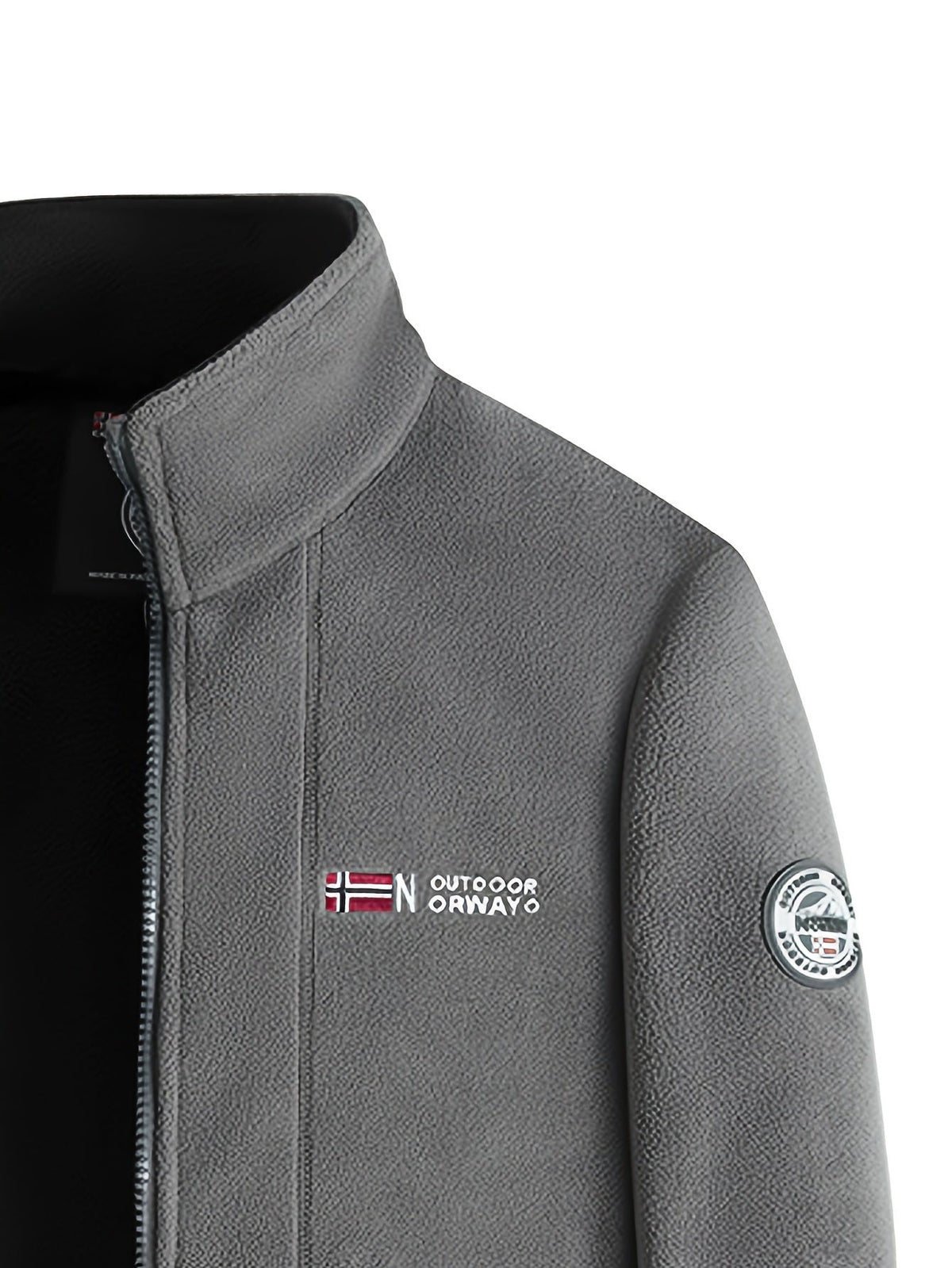 Gilberto | Veste Polar Homem Gola Alta com Fecho