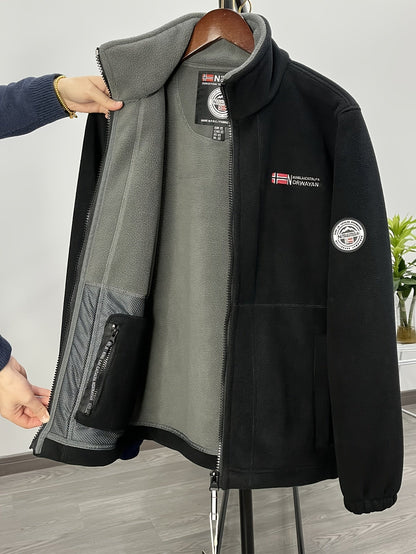 Gilberto | Veste Polar Homem Gola Alta com Fecho