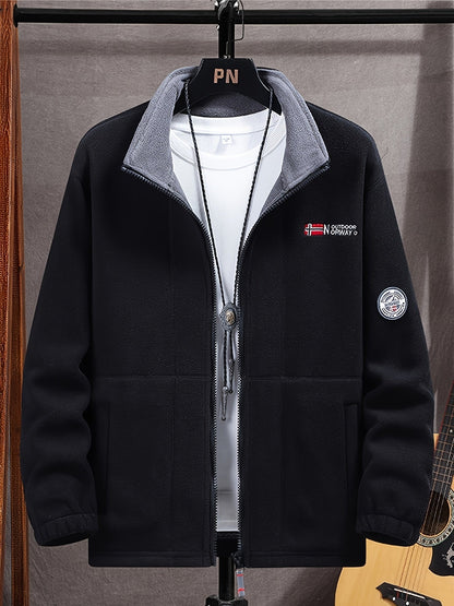 Gilberto | Veste Polar Homem Gola Alta com Fecho