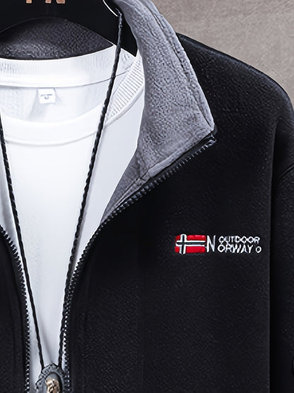 Gilberto | Veste Polar Homem Gola Alta com Fecho