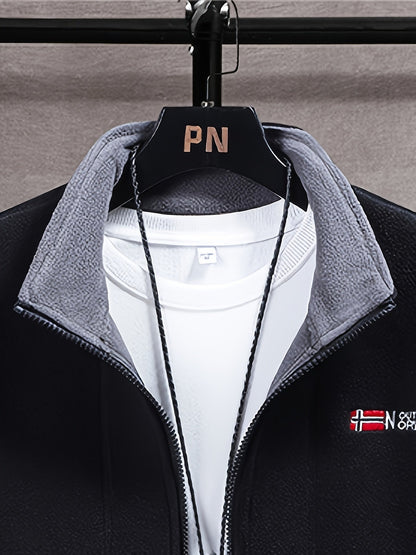 Gilberto | Veste Polar Homem Gola Alta com Fecho