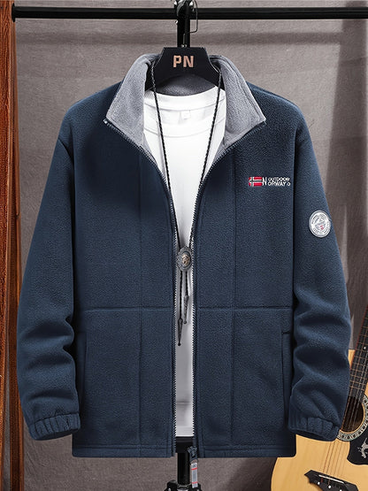 Gilberto | Veste Polar Homem Gola Alta com Fecho