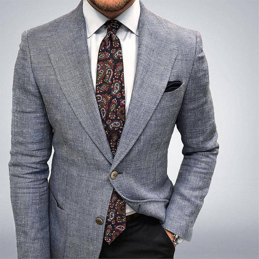 Gonçalo | Blazer Homem Texturizado Corte Ajustado