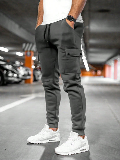 Gonçalo | Calças Cargo Homem Jogger com Bolsos Laterais