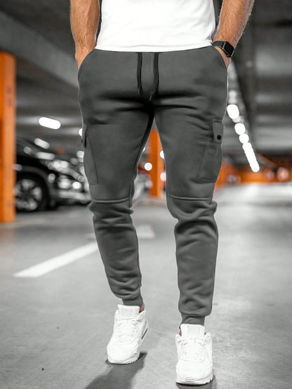 Gonçalo | Calças Cargo Homem Jogger com Bolsos Laterais