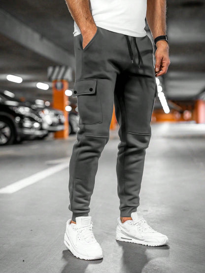 Gonçalo | Calças Cargo Homem Jogger com Bolsos Laterais