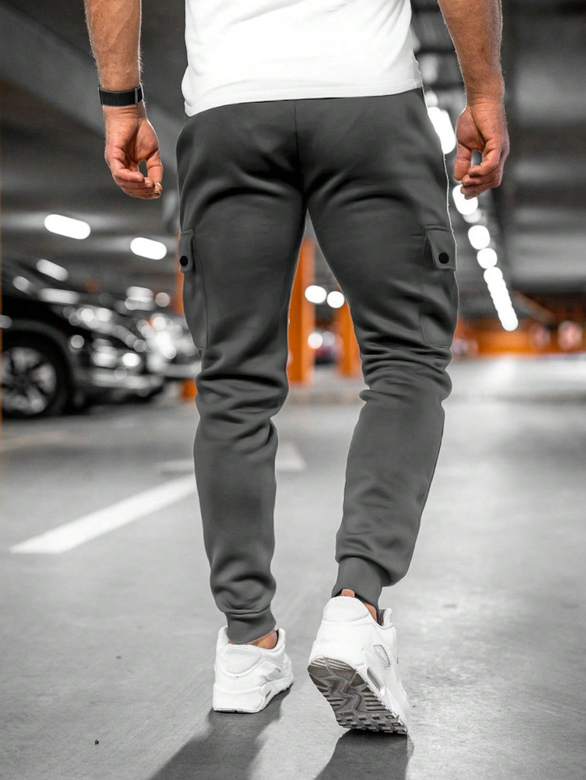 Gonçalo | Calças Cargo Homem Jogger com Bolsos Laterais
