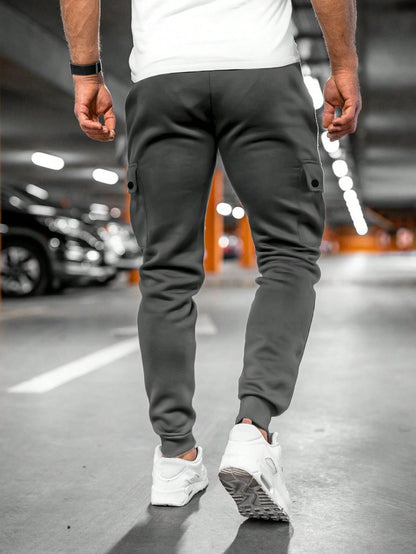 Gonçalo | Calças Cargo Homem Jogger com Bolsos Laterais