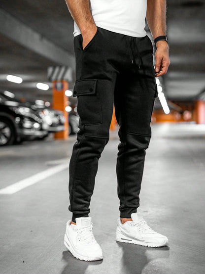 Gonçalo | Calças Cargo Homem Jogger com Bolsos Laterais