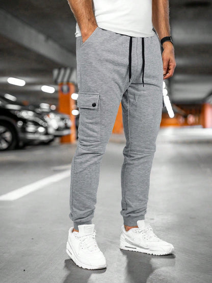 Gonçalo | Calças Cargo Homem Jogger com Bolsos Laterais