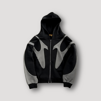 Gonçalo | Hoodie com Fecho Homem Estampado com Capuz