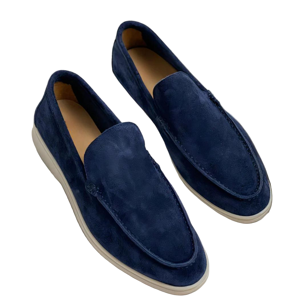 Gonçalo | Mocassins de Camurça Homem Sola Leve