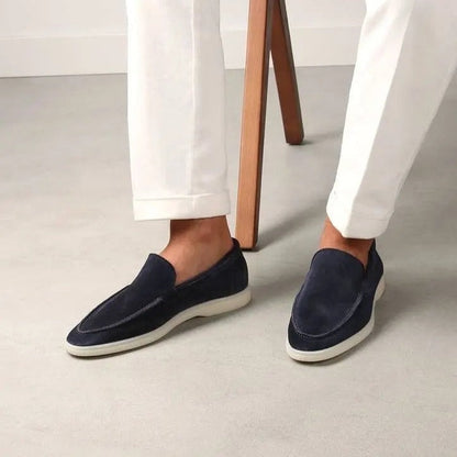 Gonçalo | Mocassins de Camurça Homem Sola Leve