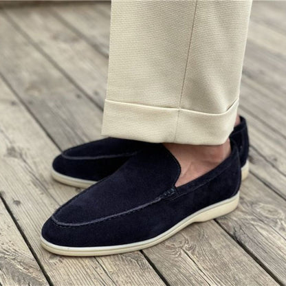 Gonçalo | Mocassins de Camurça Homem Sola Leve