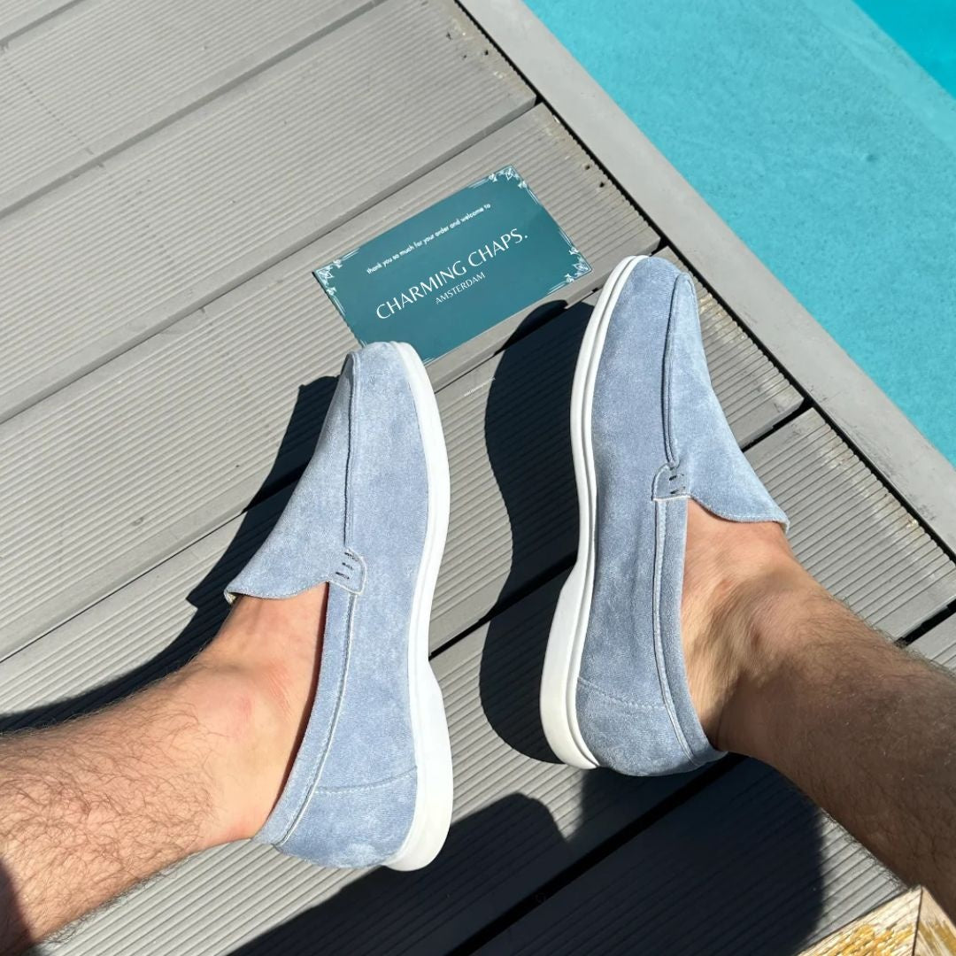 Gonçalo | Mocassins de Camurça Homem Sola Leve