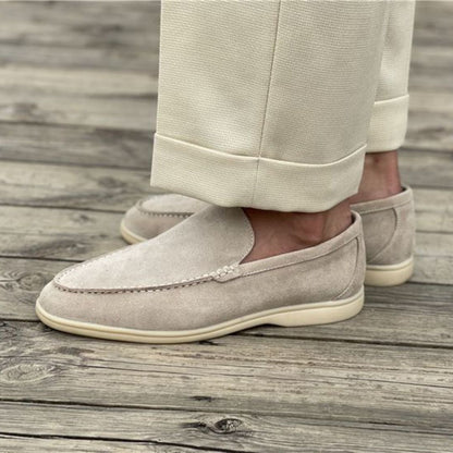Gonçalo | Mocassins de Camurça Homem Sola Leve