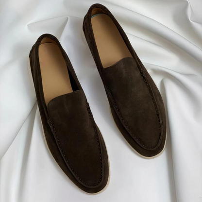 Gonçalo | Mocassins de Camurça Homem Sola Leve