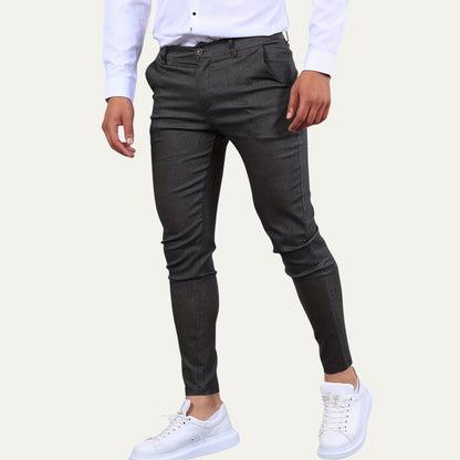 Gustavo | Calças Chino Slim Fit Homem Cintura com Cinto