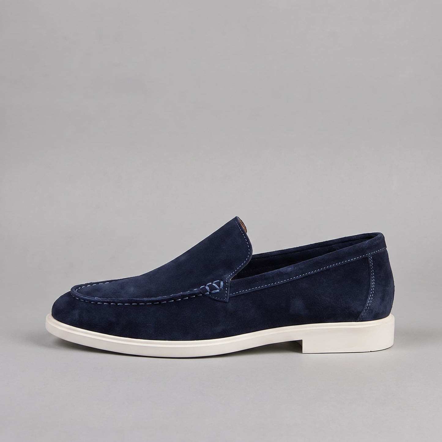 Gustavo | Mocassins de Camurça Homem Slip-On Sola Borracha