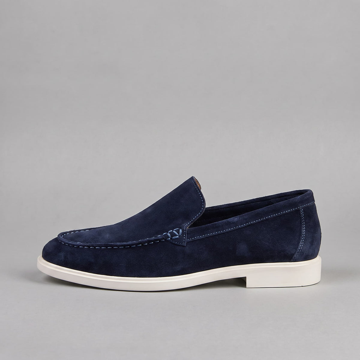 Gustavo | Mocassins de Camurça Homem Slip-On Sola Borracha
