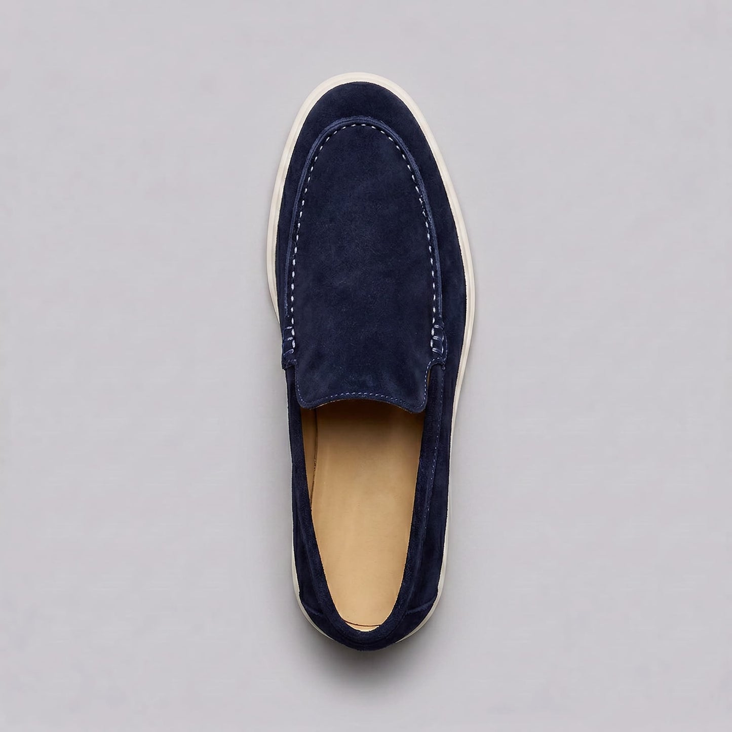 Gustavo | Mocassins de Camurça Homem Slip-On Sola Borracha
