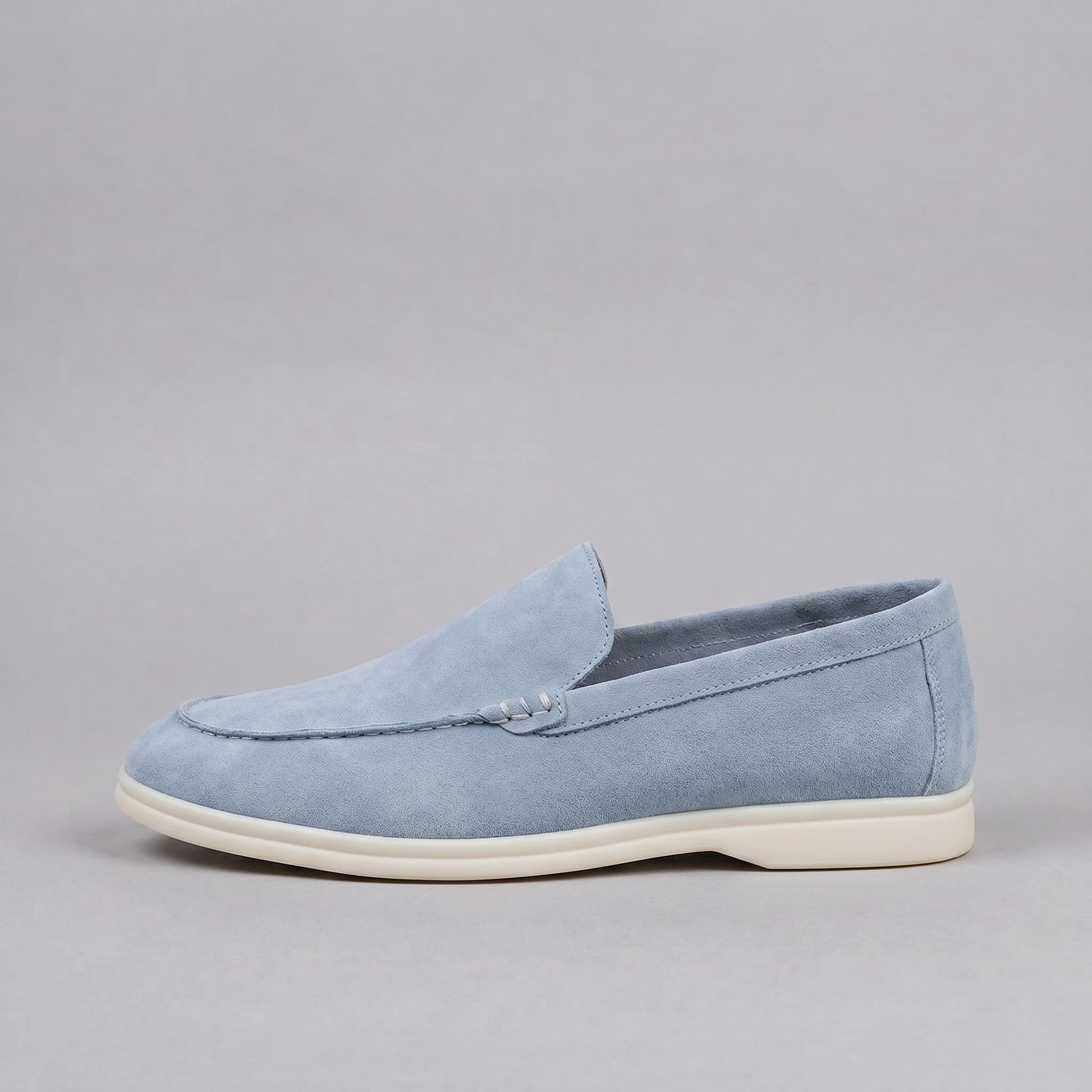 Gustavo | Mocassins de Camurça Homem Slip-On Sola Borracha