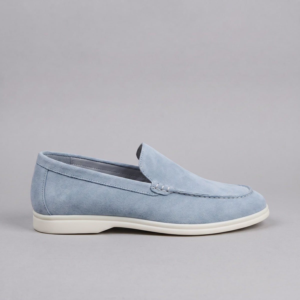 Gustavo | Mocassins de Camurça Homem Slip-On Sola Borracha