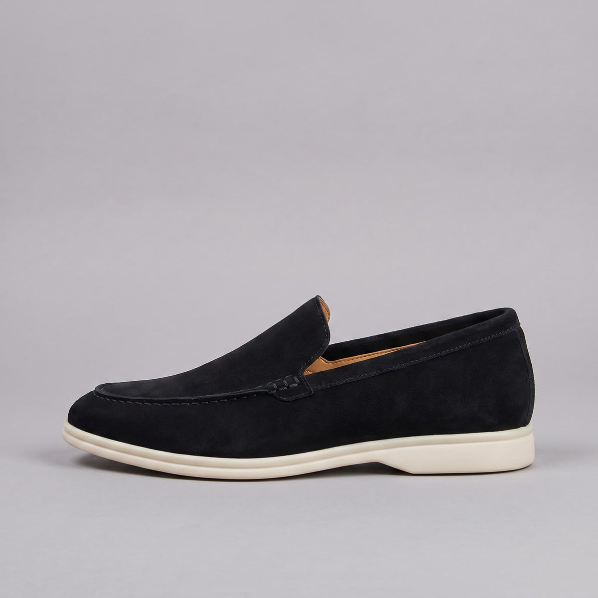 Gustavo | Mocassins de Camurça Homem Slip-On Sola Borracha