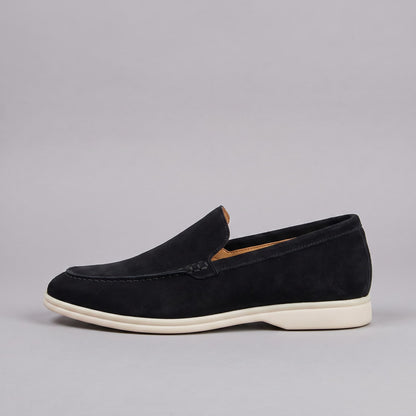 Gustavo | Mocassins de Camurça Homem Slip-On Sola Borracha