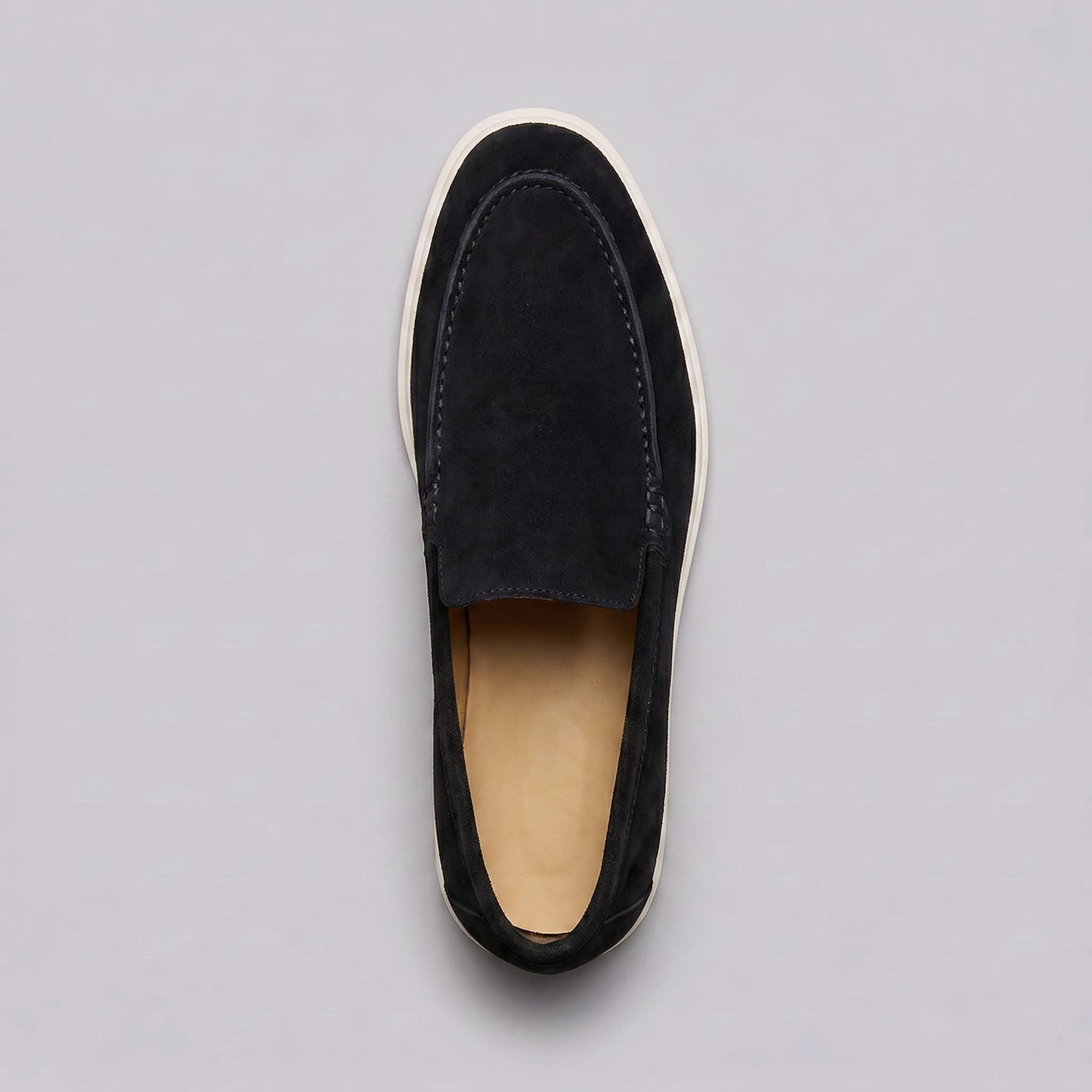 Gustavo | Mocassins de Camurça Homem Slip-On Sola Borracha