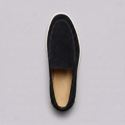 Gustavo | Mocassins de Camurça Homem Slip-On Sola Borracha