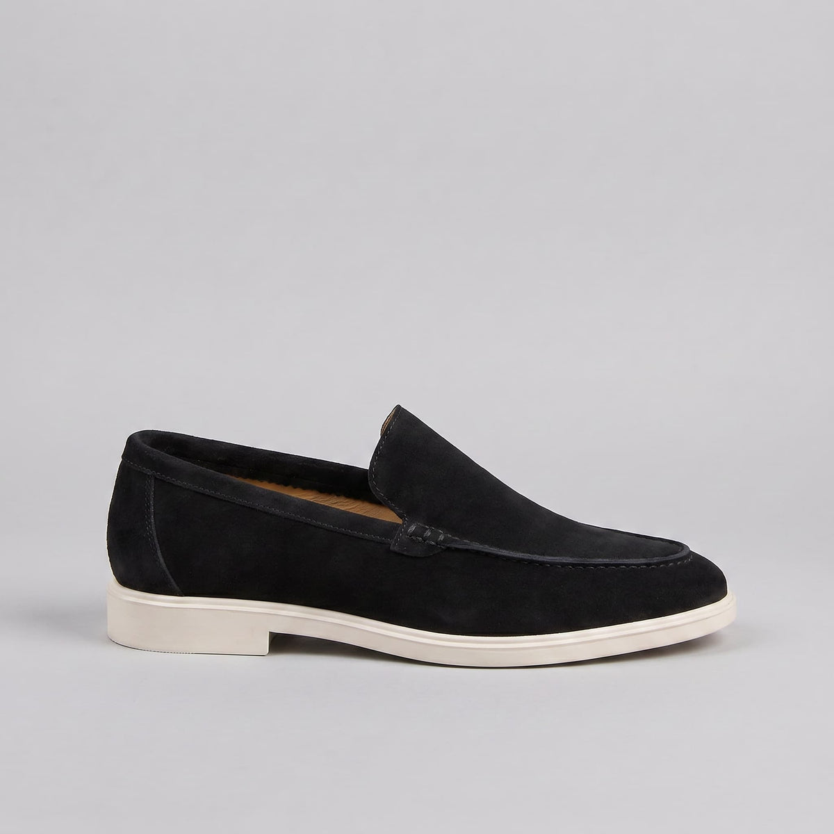 Gustavo | Mocassins de Camurça Homem Slip-On Sola Borracha
