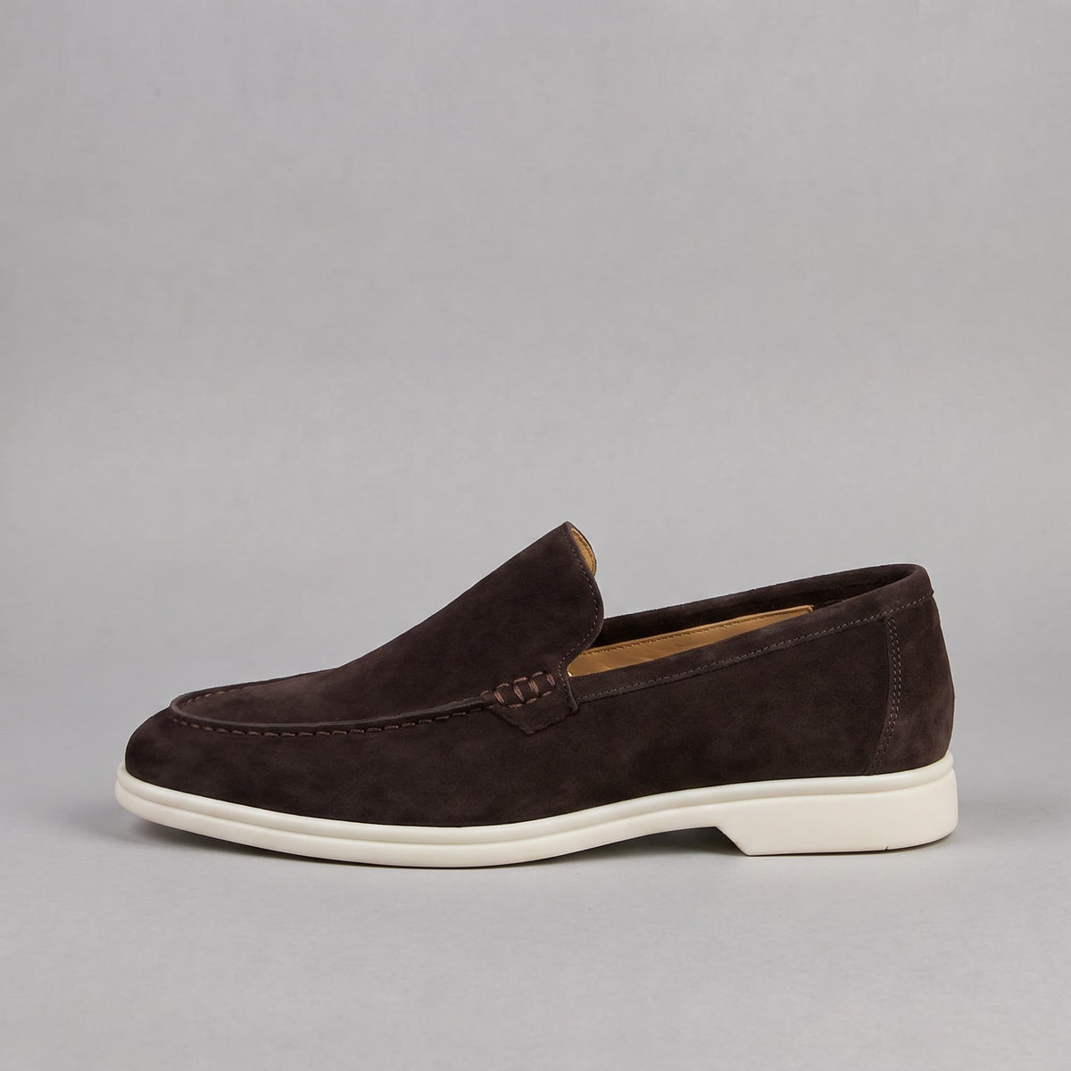 Gustavo | Mocassins de Camurça Homem Slip-On Sola Borracha