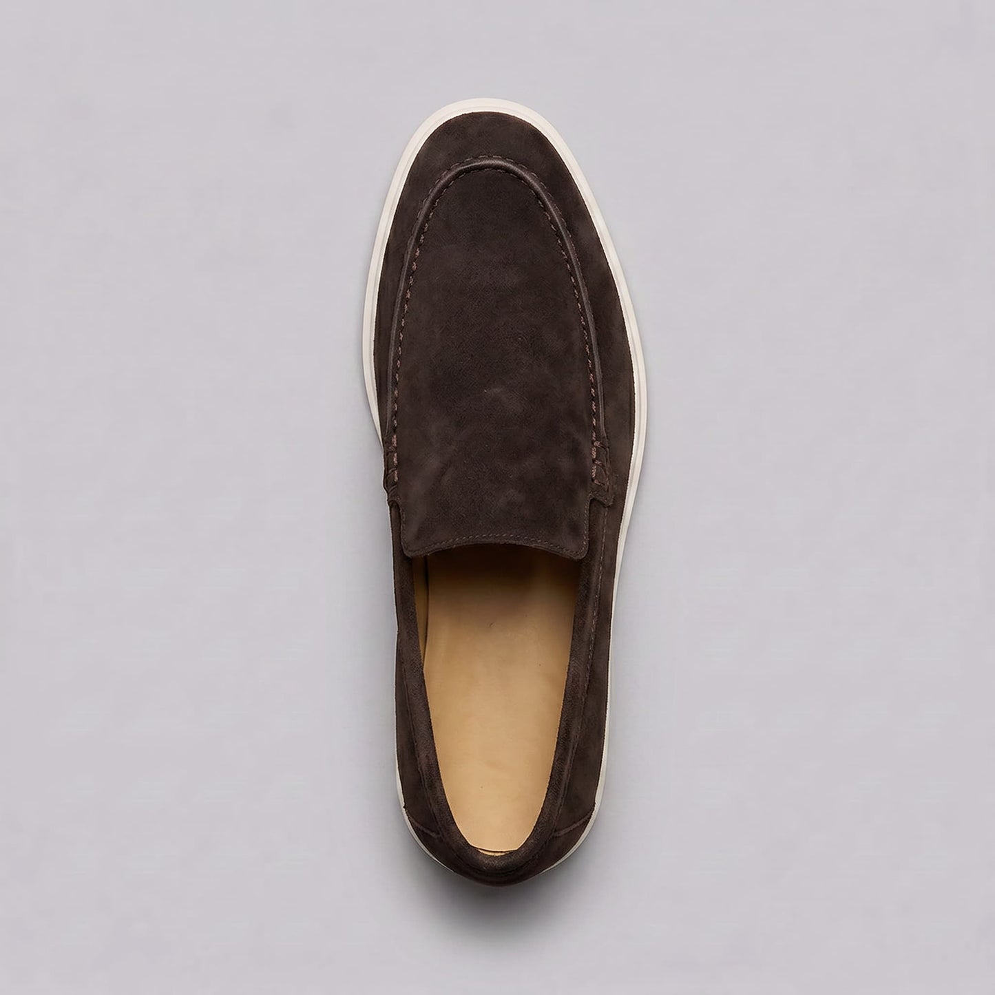 Gustavo | Mocassins de Camurça Homem Slip-On Sola Borracha
