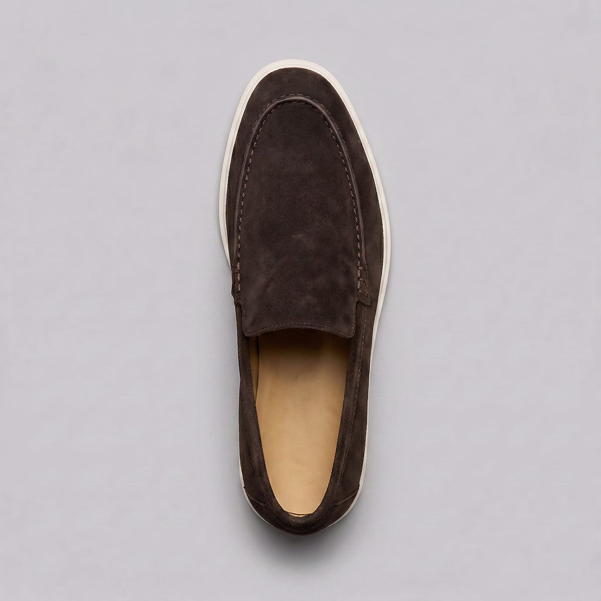 Gustavo | Mocassins de Camurça Homem Slip-On Sola Borracha