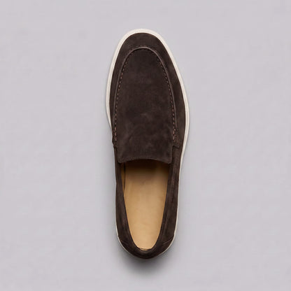 Gustavo | Mocassins de Camurça Homem Slip-On Sola Borracha