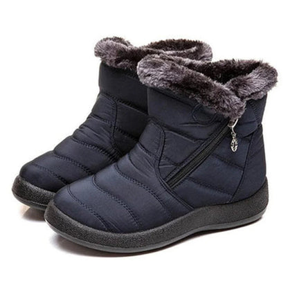 Harriet | Women's Quilted Waterproof Snow Boots with Side Zip