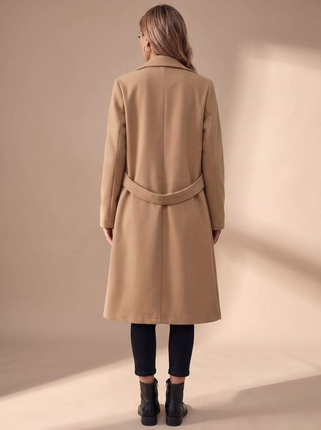 Noelle | Women's Long Winter Coat Classic Notch Lapel Overcoat