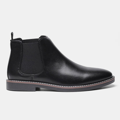 Henrique | Botins Chelsea Homem Couro Vegan Elástico Lateral