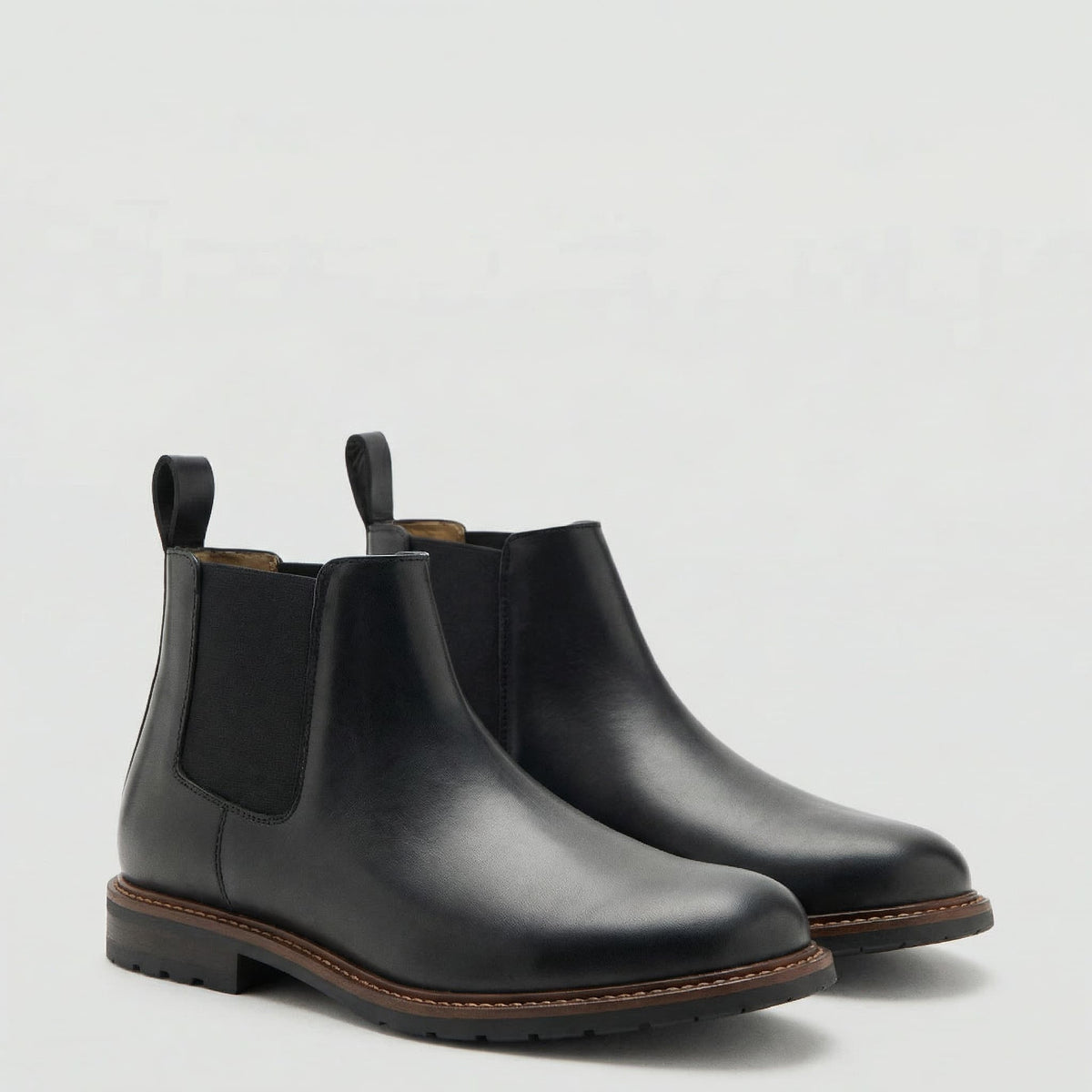 Henrique | Botins Chelsea Homem Couro Vegan Elástico Lateral