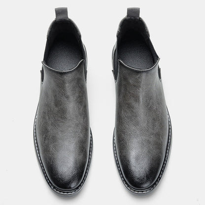 Henrique | Botins Chelsea Homem Couro Vegan Elástico Lateral