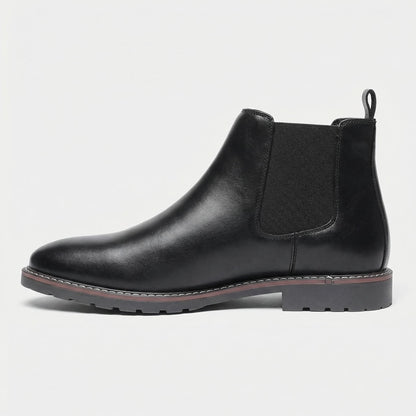 Henrique | Botins Chelsea Homem Couro Vegan Elástico Lateral