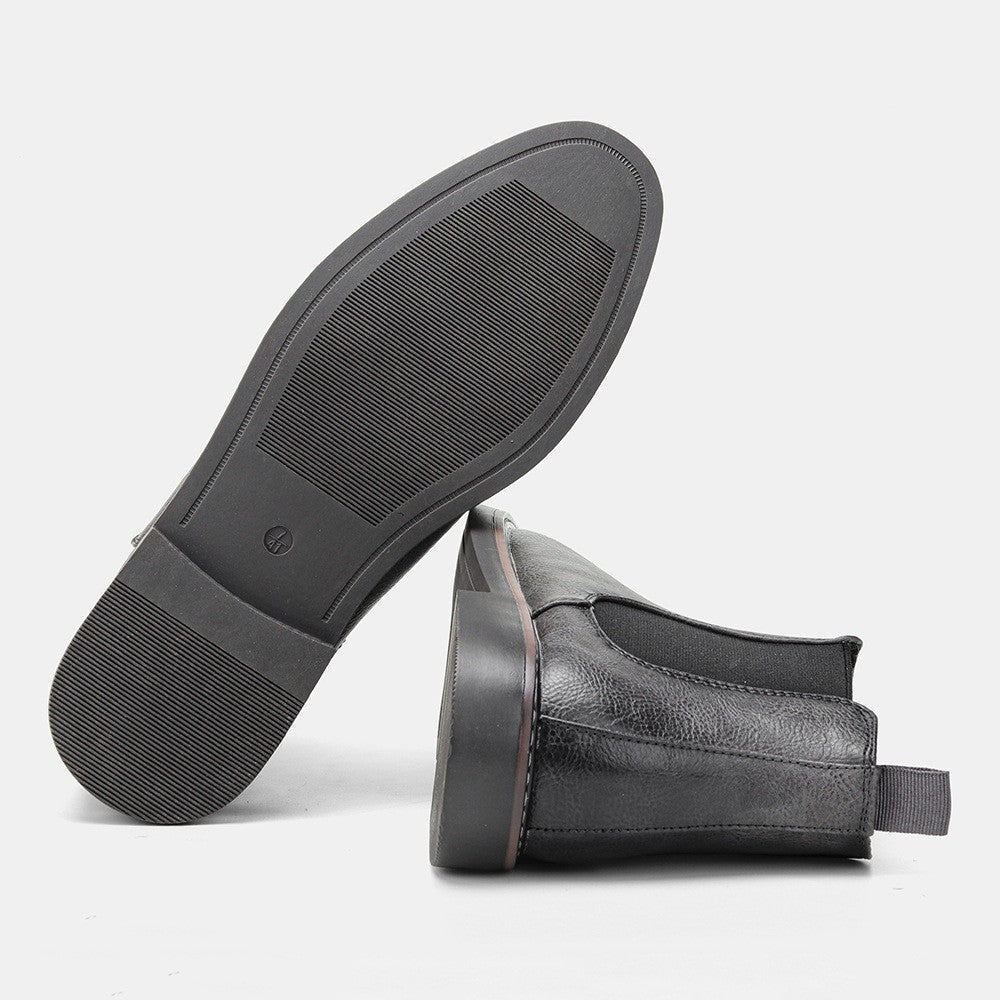 Henrique | Botins Chelsea Homem Couro Vegan Elástico Lateral
