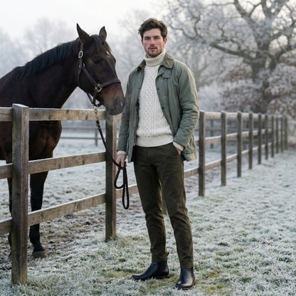 Henrique | Botins Chelsea Homem Couro Vegan Elástico Lateral