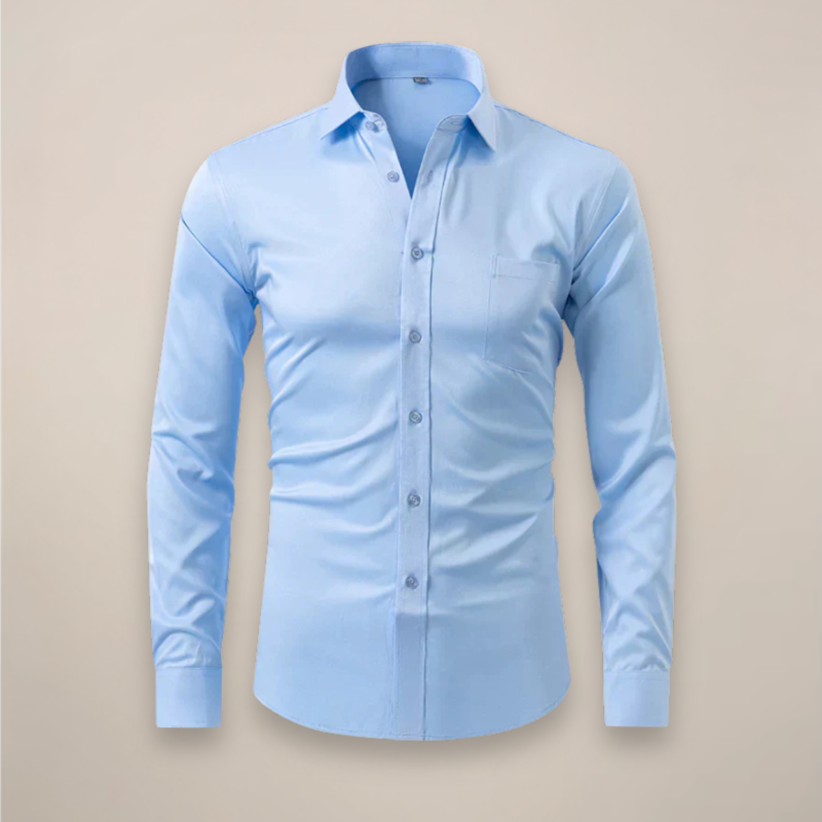 Henrique | Camisa de Manga Comprida Homem Ajuste Slim com Bolso