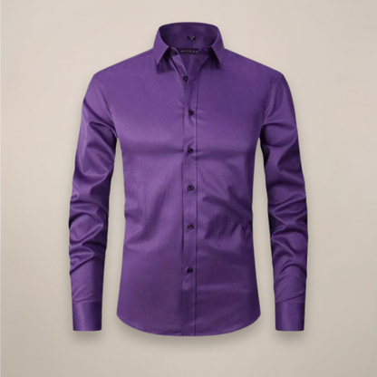 Henrique | Camisa de Manga Comprida Homem Ajuste Slim com Bolso