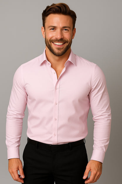 Henrique | Camisa de Manga Comprida Homem Ajuste Slim com Bolso