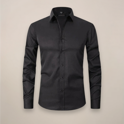 Henrique | Camisa de Manga Comprida Homem Ajuste Slim com Bolso