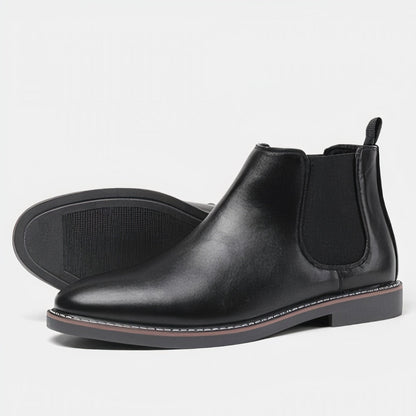 Otis | Men's Classic Leather Chelsea Boots Slip On Ankle