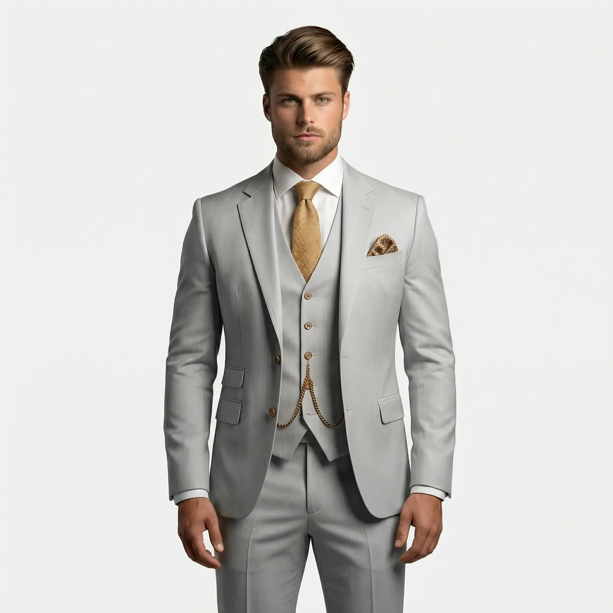 Henrique | Fato Homem Três Peças Slim Fit Cerimónia